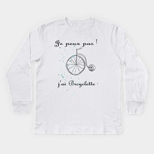 bike Kids Long Sleeve T-Shirt